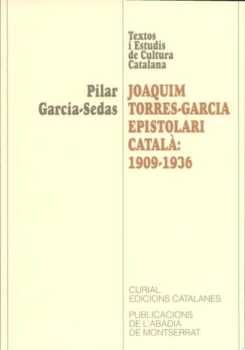 Joaquim Torres-Garcia epistolari català 1909-1936