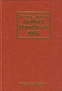 Benson and Hedges Golfer's Handbook 1986