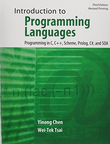 Introduction to Programming Languages Programming in C C++ Scheme Prolog C# and SOA