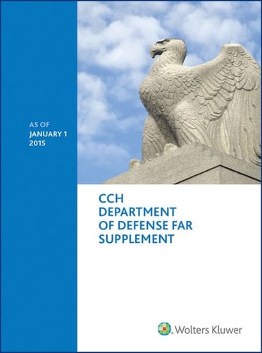 Department of Defense Far Supplement Dfars As of January 1, 2015