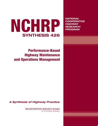 Performance-based Highway Maintenance and Operations Management