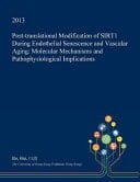 Post-Translational Modification of Sirt1 During Endothelial Senescence and Vascular Aging Molecular Mechanisms and Pathophysiological Implications