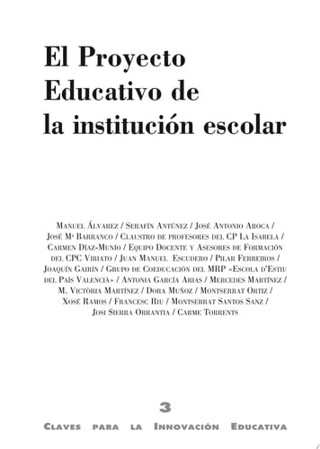 El proyecto educativo de la institución escolar