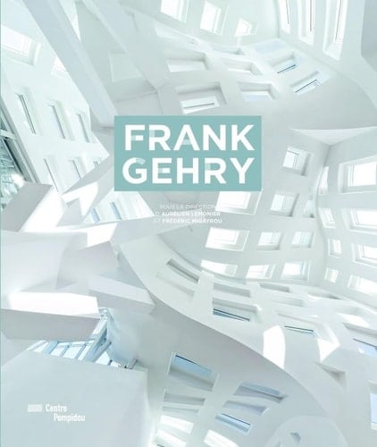 Frank Gehry ouvrage publié à l'occasion de l'exposition présentée au Centre Pompidou, Musée national d'art moderne, Paris, Galerie Sud, du 8 octobre 2014 au 26 janvier 2015