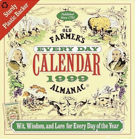 Old Farmer's Almanac Every Day Calendar