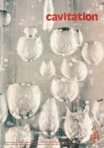 Second International Conference on Cavitation (I Mech E Conference Publications, 1983-8)