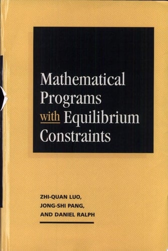 Mathematical Programs with Equilibrium Constraints