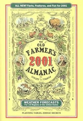 Old Farmer's Almanac 2001 Hardcover