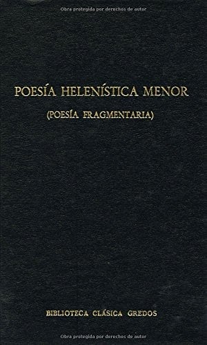 Poesía helenística menor (poesía fragmentaria)
