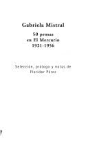 50 prosas en El Mercurio 1921-1956