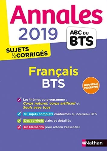 Annales Français BTS Sujets & corrigés
