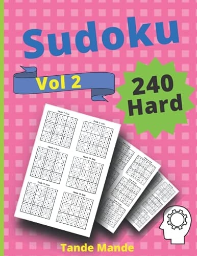 240 Hard Sudoku VOLUME 2 Vol 2