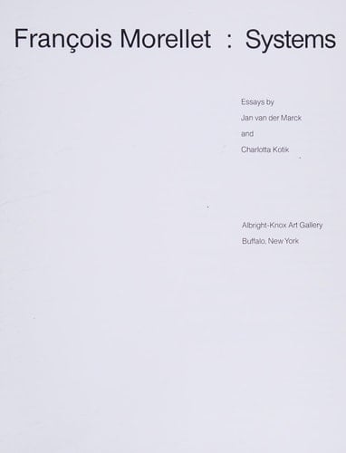 François Morellet, Systems Essays