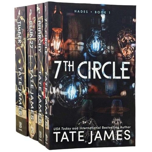 Hades Series 4 Books Collection Set By Tate James (7th Circle, Anarchy, Club 22 & Timber)
