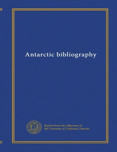 Antarctic bibliography