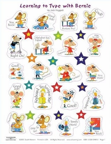 Learning to Type with Bernie, Performance Stickers