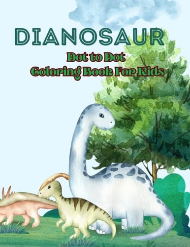 Dinosaur Dot-to-Dot Book for Kids