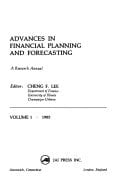 Advances in Financial Planning and Forecasting