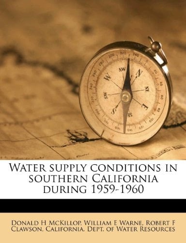 Water supply conditions in southern California during 1959-1960