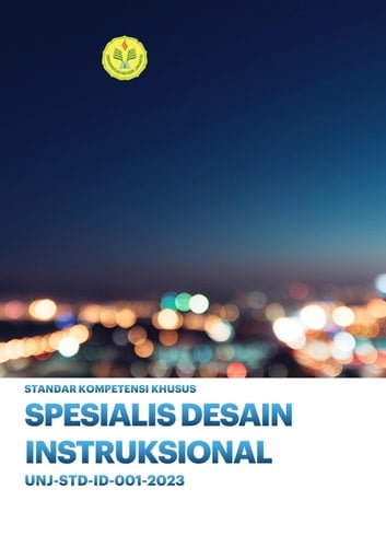 Standar Kompetensi Khusus Spesialis Desain Instruksional UNJ-STD-ID-001-2023