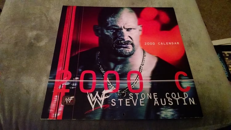 WWF Calendar 2000 Stone Cold Steve Austin