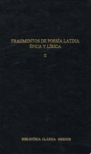 Fragmentos de poesía latina épica y lírica II