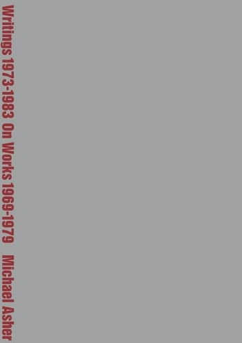 Writings 1973-1983 on Works 1969-1979