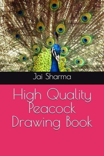 High Quality Peacock Drawing Book