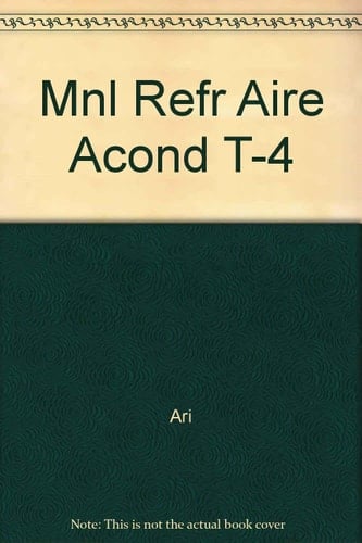 Manual de aire acondicionado y refrigeración V. IV