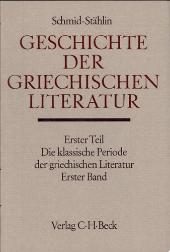 Geschichte der griechischen Literatur