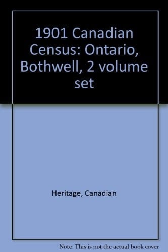 1901 Canadian Census, Ontario, Bothwell