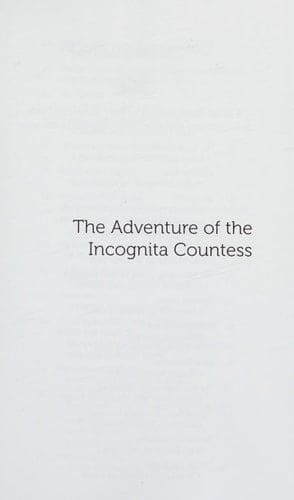 The Adventure of the Incognita Countess