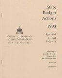 State Budget Actions 1999