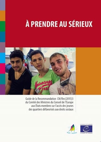 À prendre au sérieux L'accès des jeunes des quartiers défavorisés aux droits sociaux