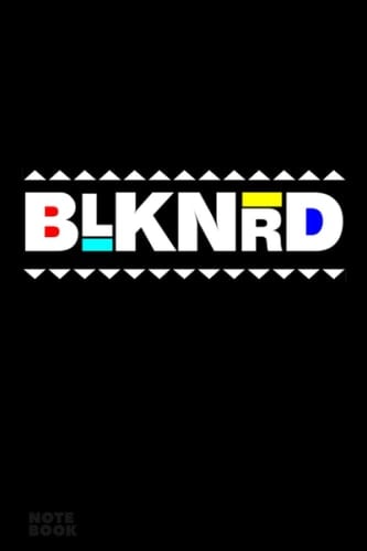 90's Retro BLKNRD: Lined Notebook Journal - 120 Pages - 6x9 inches