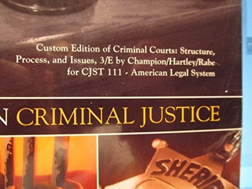 Pearson Criminal Justice Custom Edition for Northampton Community College CJST11