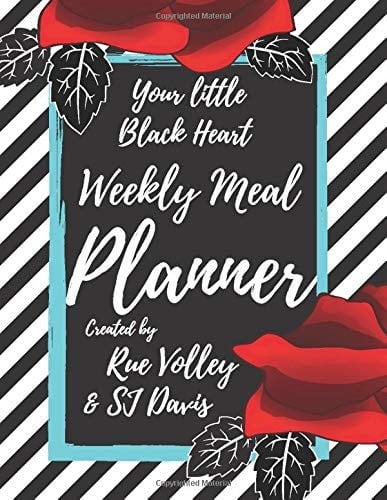 Your little Black Heart Weekly Meal Planner