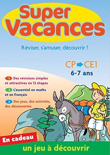 Super cahier de Vacances du CP vers le CE1