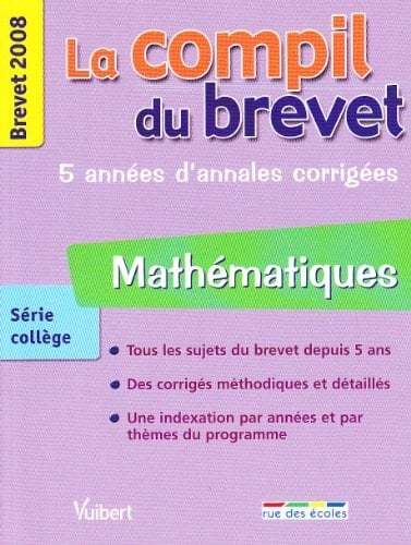 Mathématiques Brevet 2008