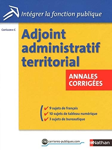 Concours Adjoint administratif territorial Catégorie C