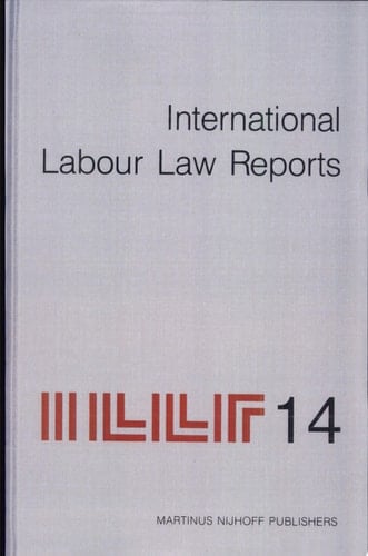 International Labour Law Reports