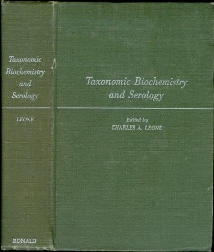 Taxonomic Biochemistry and Serology