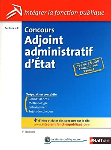 Concours adjoint administratif d'État catégorie C