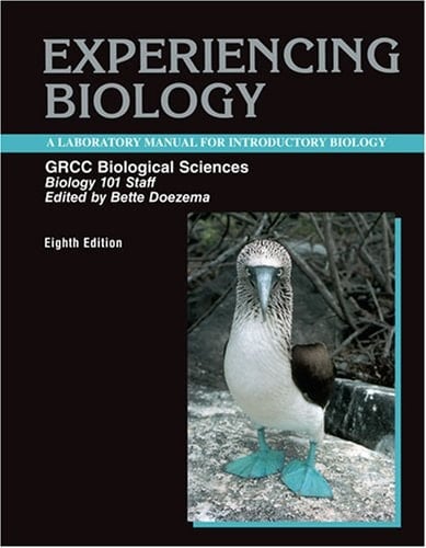 Experiencing Biology A Laboratory Manual for Introductory Biology