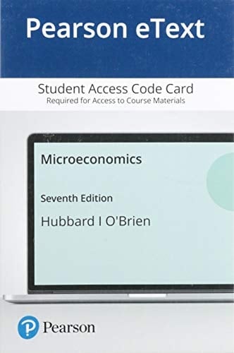 Pearson eText Microeconomics -- Access Card