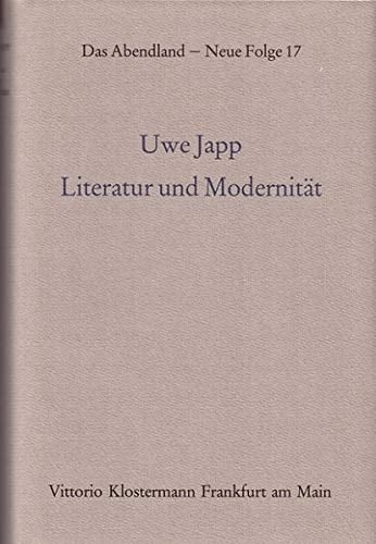 Literatur und Modernität (Das Abendland) (German Edition)