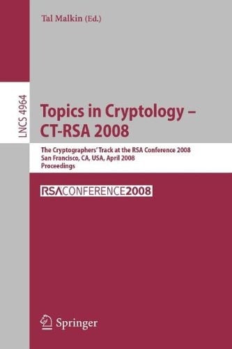 Topics in Cryptology