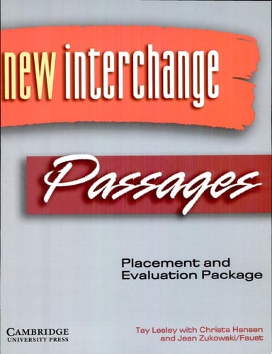 New Interchange and Passages Placement and Evaluation Package