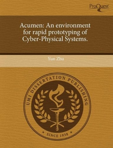 Acumen: An environment for rapid prototyping of Cyber-Physical Systems.