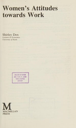 Women’s Attitudes towards Work